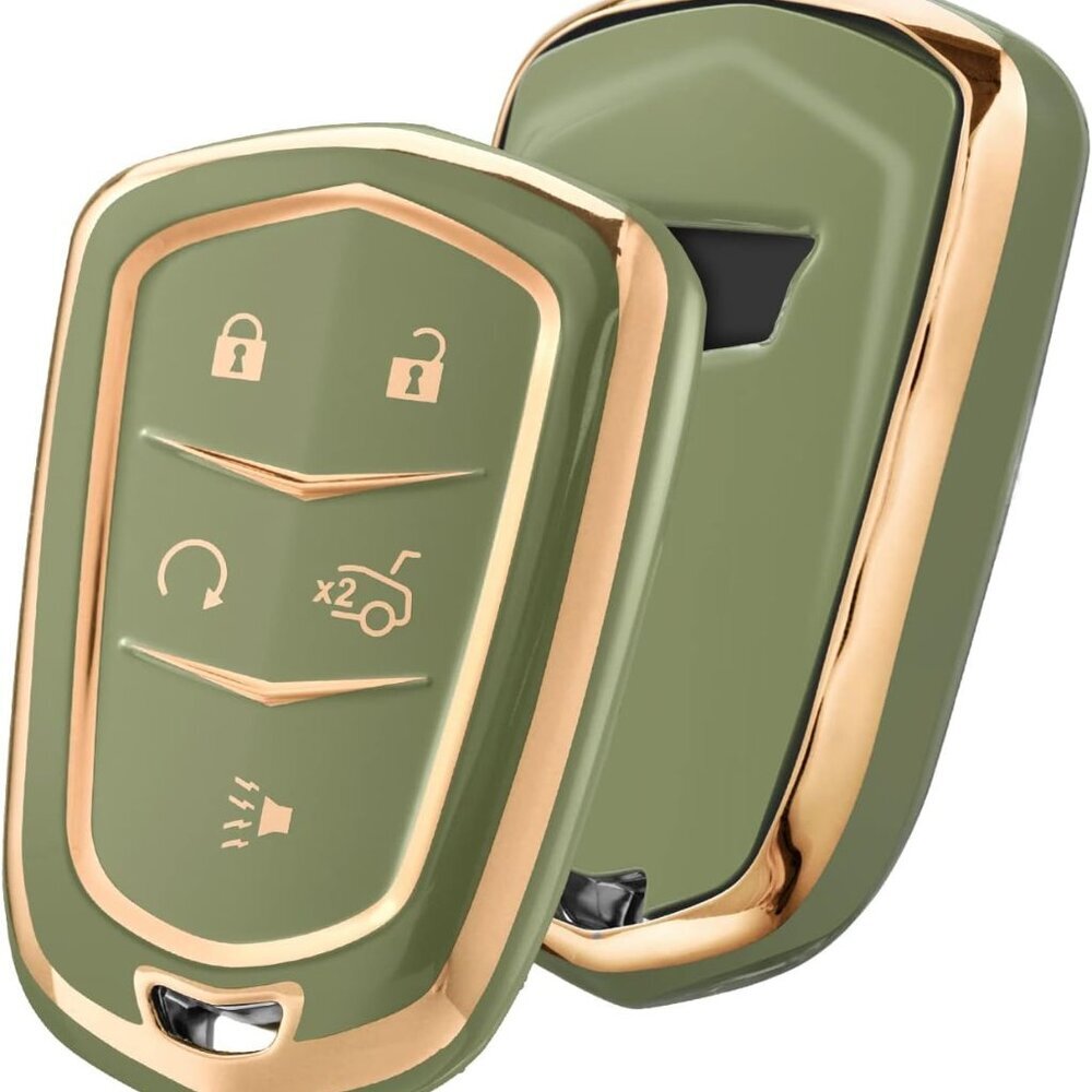 Key Fob Cover for Cadillac, Key Fob Case for 2015-2019 Cadillac Escalade CTS SRX